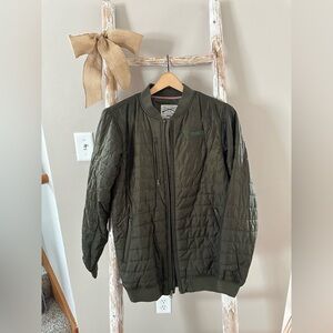 Women’s Grunt Style bomber jacket olive size small
